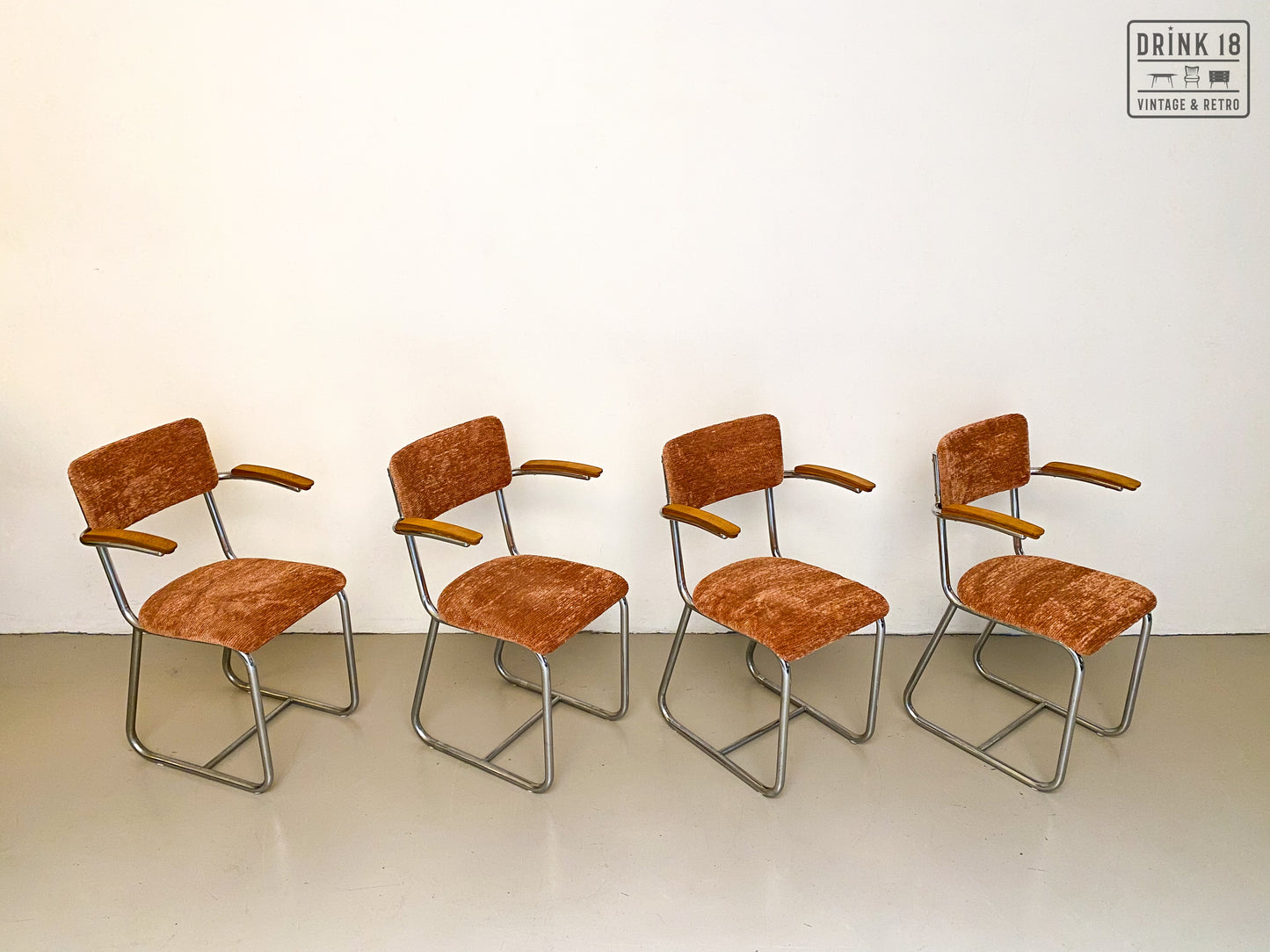Vintage - Vier eetkamerstoelen #1