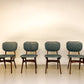 Vier vintage eetkamerstoelen - Louis van Teeffelen
