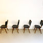 Vintage - Zes Eetkamerstoelen