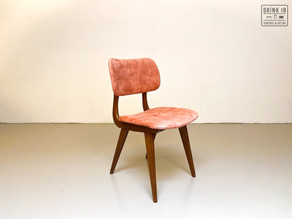 Zes vintage eetkamerstoelen - Louis van Teeffelen