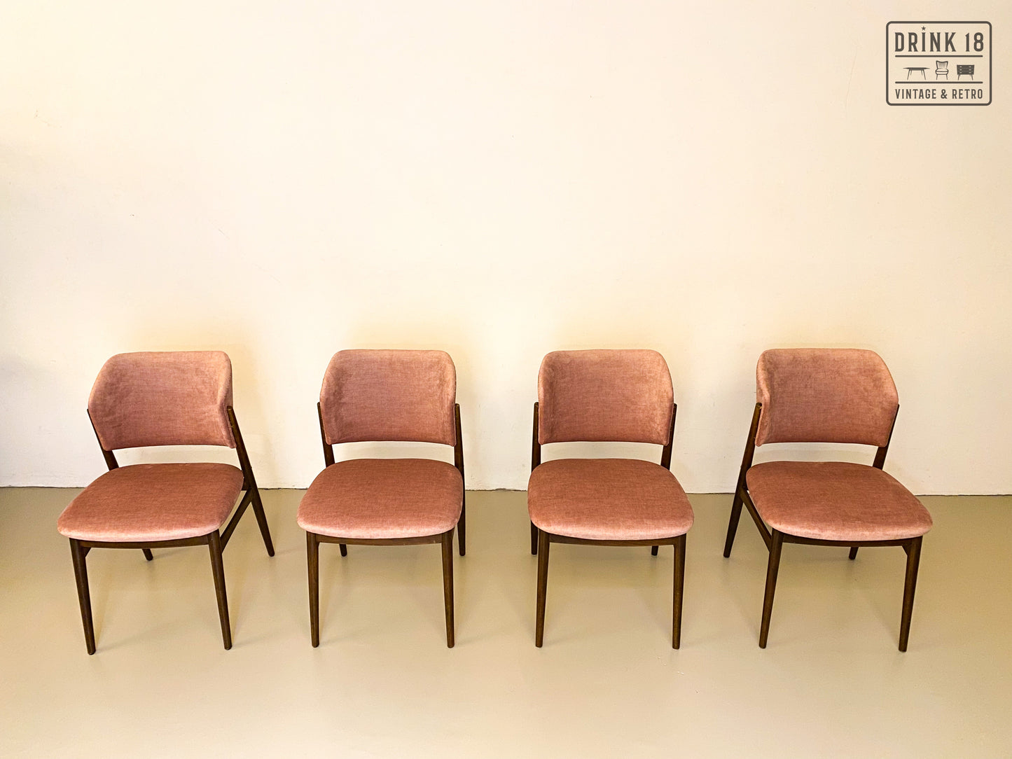 Zes eetkamerstoelen (Oudroze) - Spahn Stadtlohn
