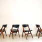 Vier vintage Aska stoelen - Louis van Teeffelen
