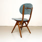 Vier vintage eetkamerstoelen (Eden) - Louis van Teeffelen