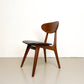 Vier vintage stoelen - Louis van Teeffelen