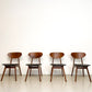 Vier vintage stoelen - Louis van Teeffelen