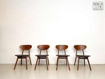 Vier vintage stoelen - Louis van Teeffelen