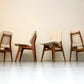 Zes vintage eetkamerstoelen - Louis van Teeffelen