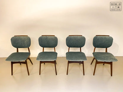 Vier vintage eetkamerstoelen - Louis van Teeffelen