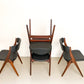 Vier vintage Aska stoelen - Louis van Teeffelen