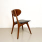 Vier vintage stoelen - Louis van Teeffelen