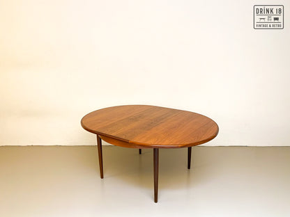 Verlengbare ronde eettafel - G-plan