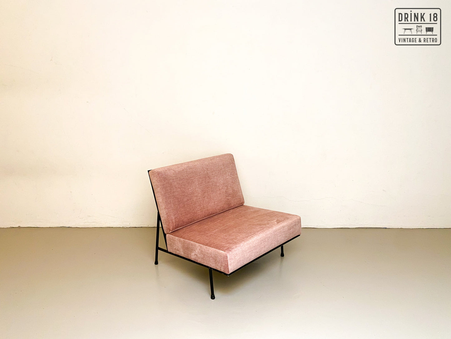 Vintage - Oudroze Easy Chair