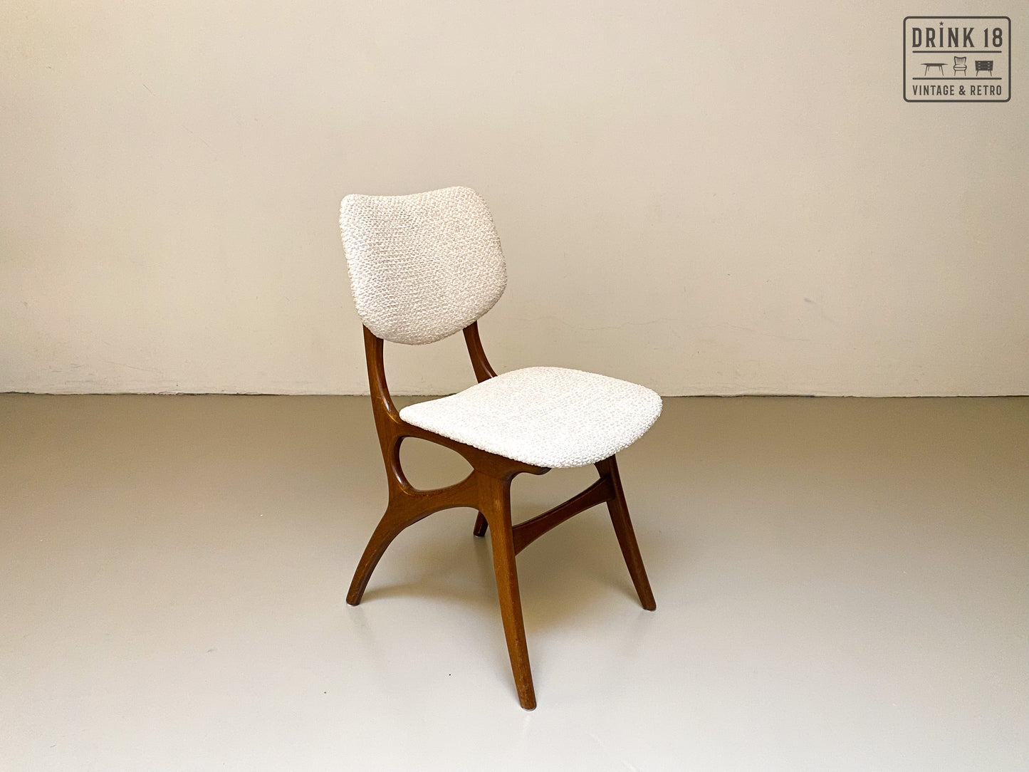 Set van Vier vintage eetkamerstoelen #1 - Pynock Wierden