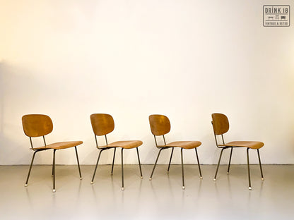 Set van vier Eetkamerstoelen - Gispen 116